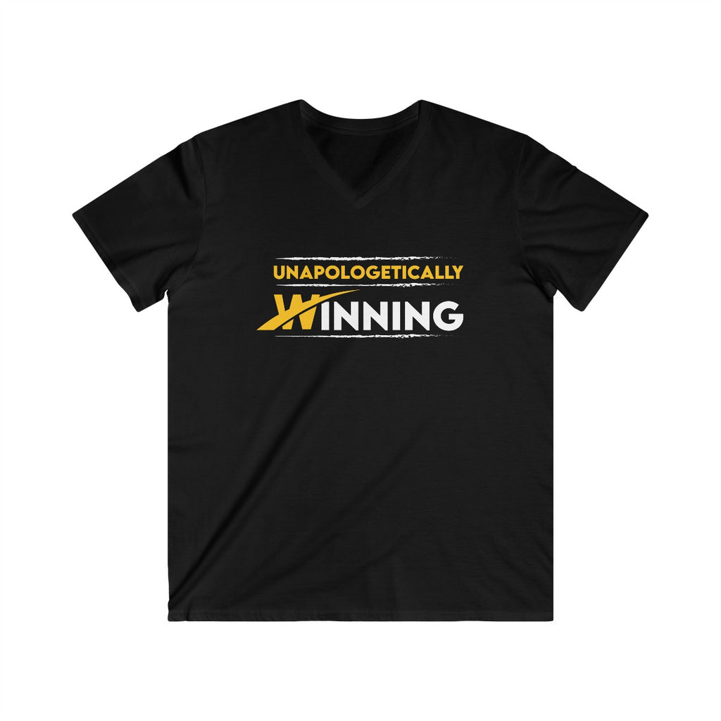 'Lax Apparels Unapologetically Winning Motivational T-Shirt, Unisex, Black Graphic Tee