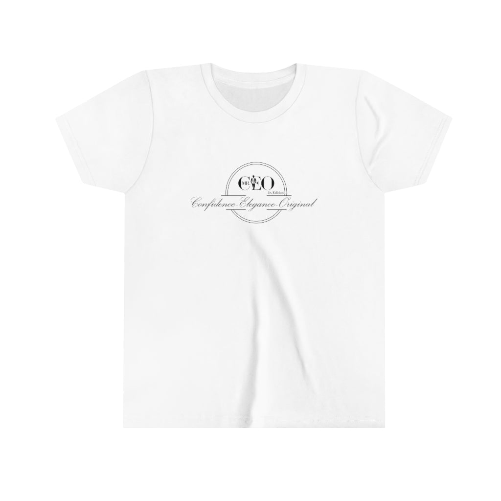 Mr. CEO Junior Edition White Short Sleeve Tee