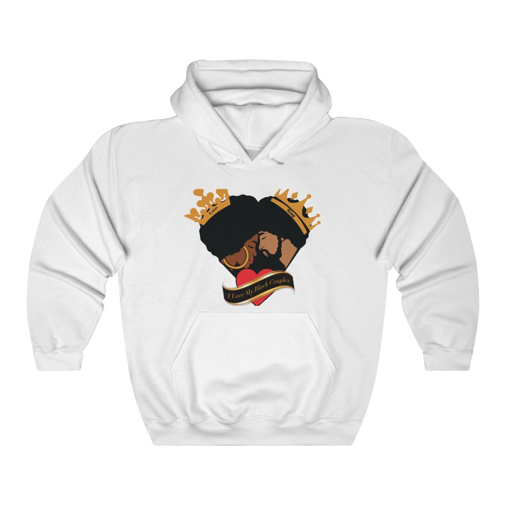 Black Couples Mr. CEO White Unisex Heavy Blend™ Hooded Sweatshirt