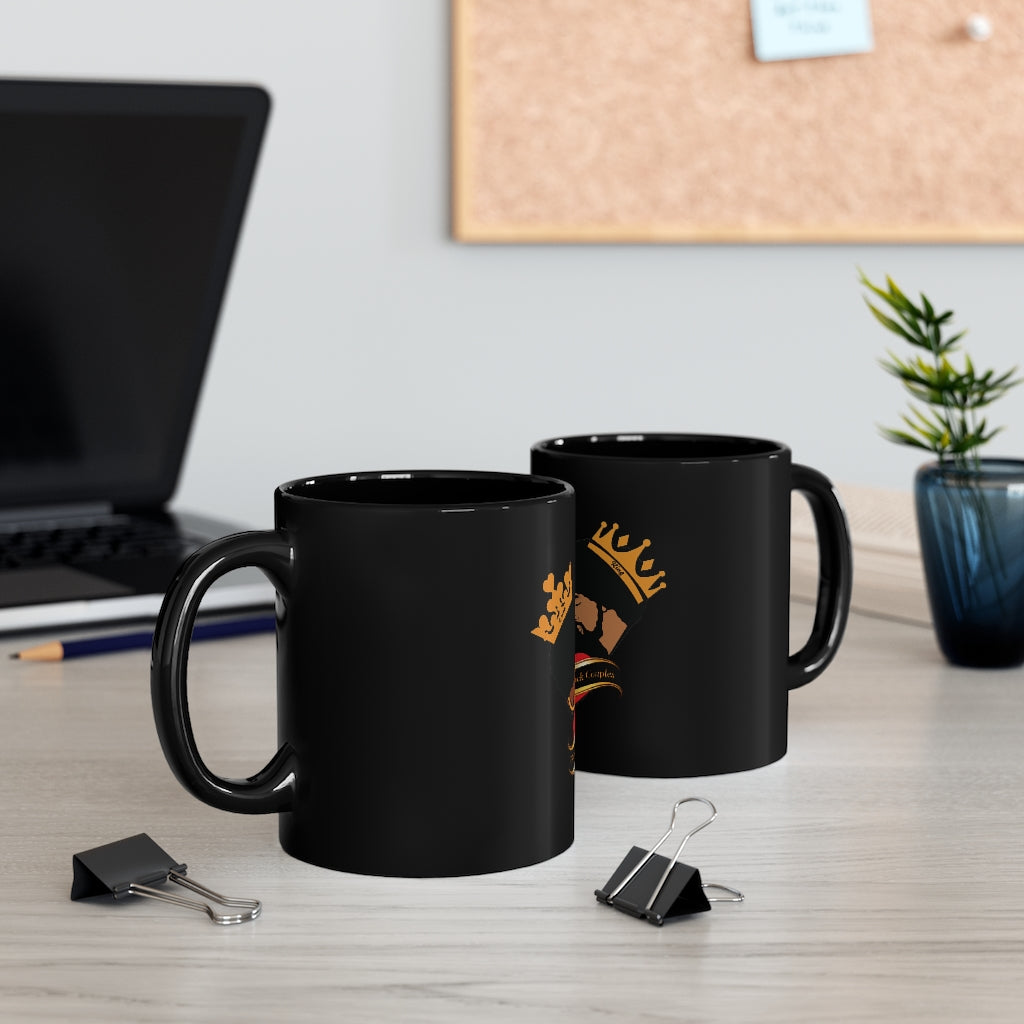 Black Couples Mr. CEO 11oz Black Mug