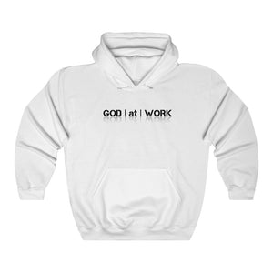 God at Work Mr. CEO White Unisex Heavy Blend™ Hooded Sweatshirt